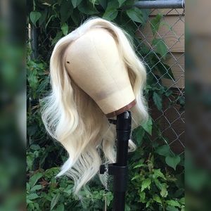Platinum Blonde Human Hair Wig